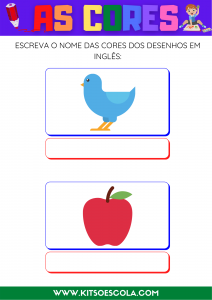 CORES - INGLÊS
