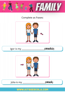 FAMILIA - INGLES