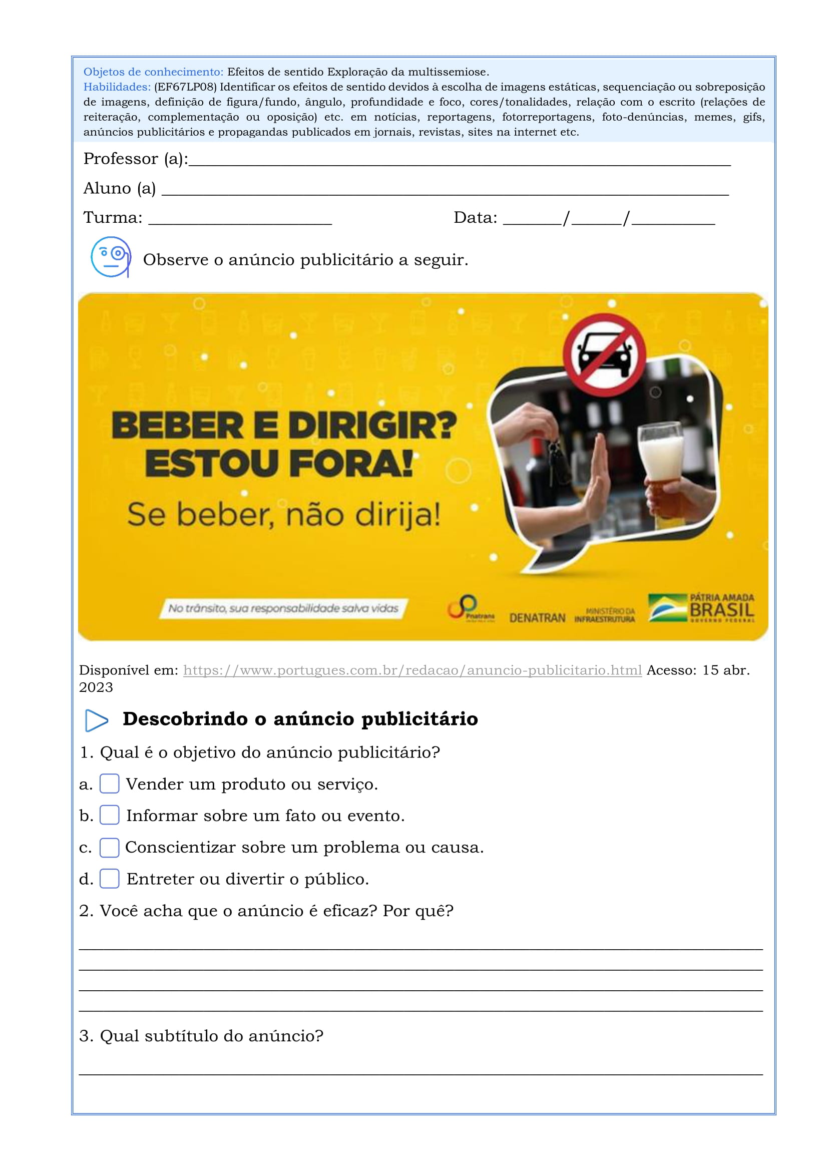 Interpretação de texto 6º ano-15