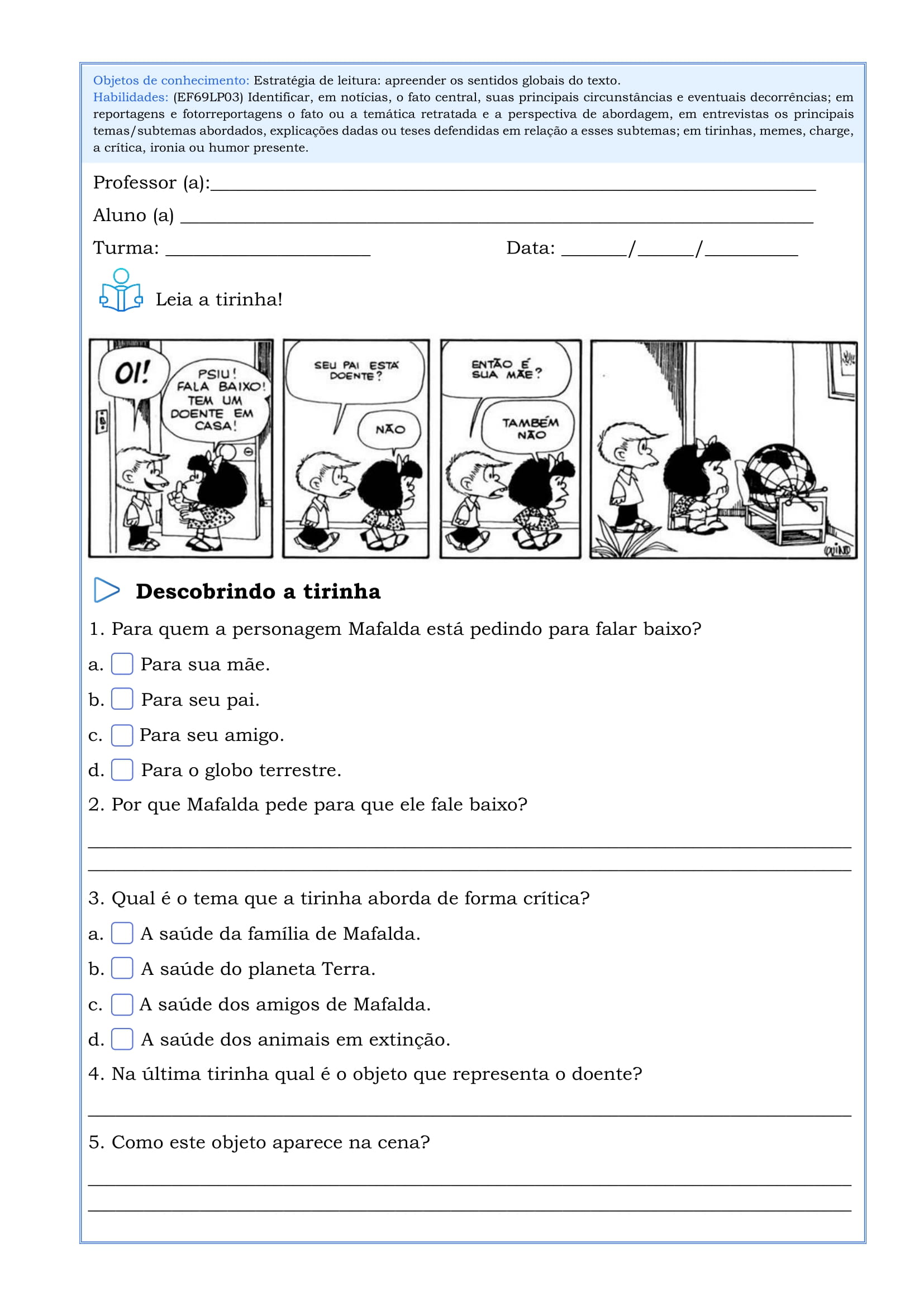 Interpretação de texto 6º ano-22