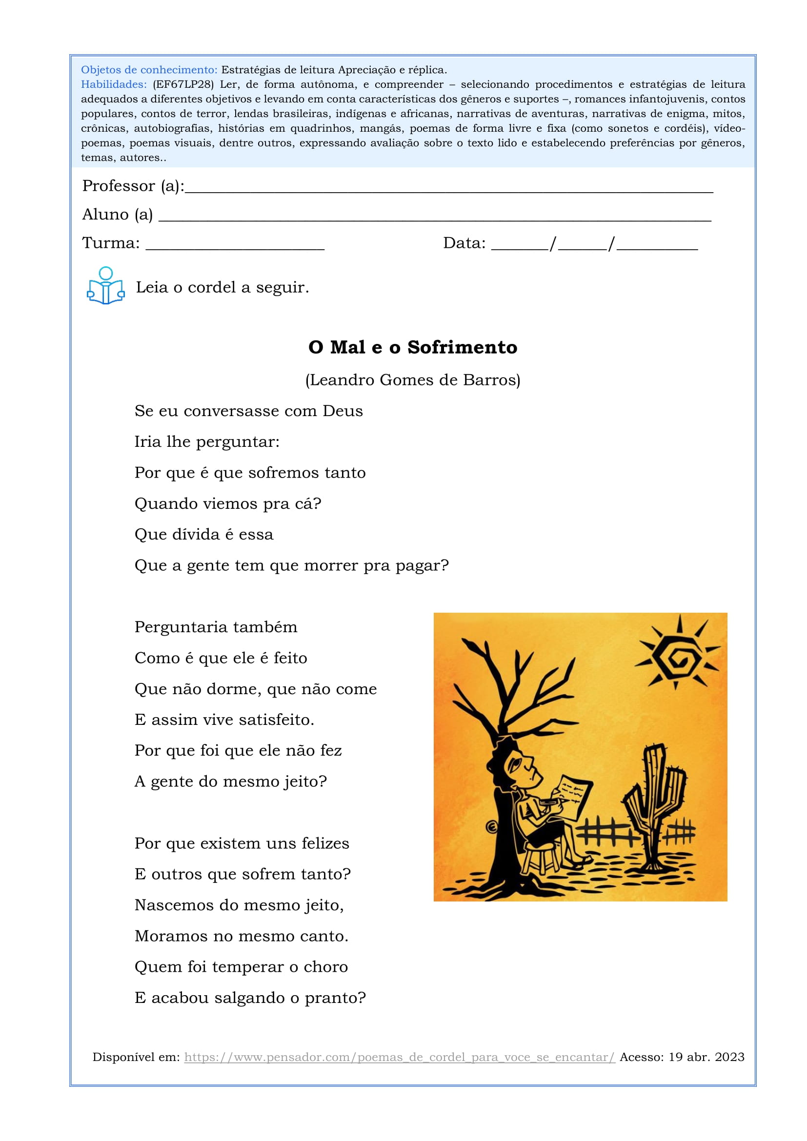 Interpretação de texto 6º ano-36
