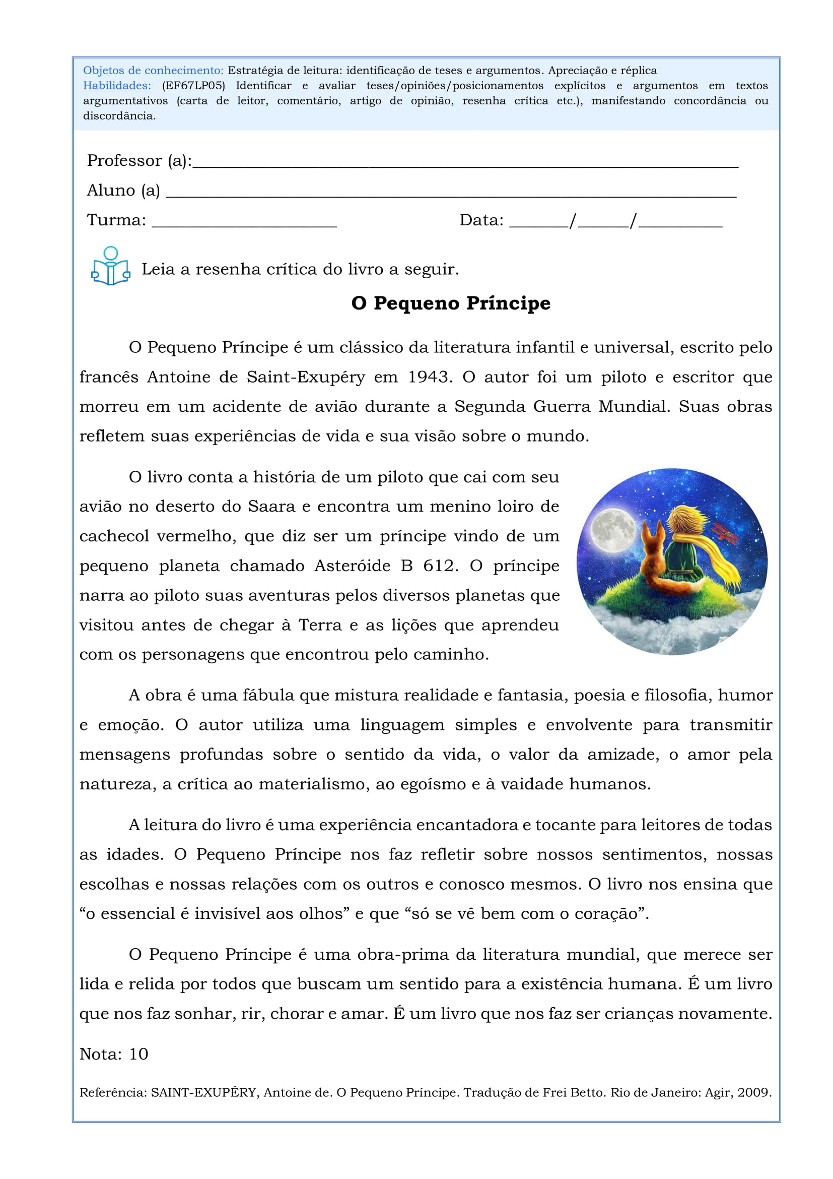 Interpretação de texto 7º ano-01