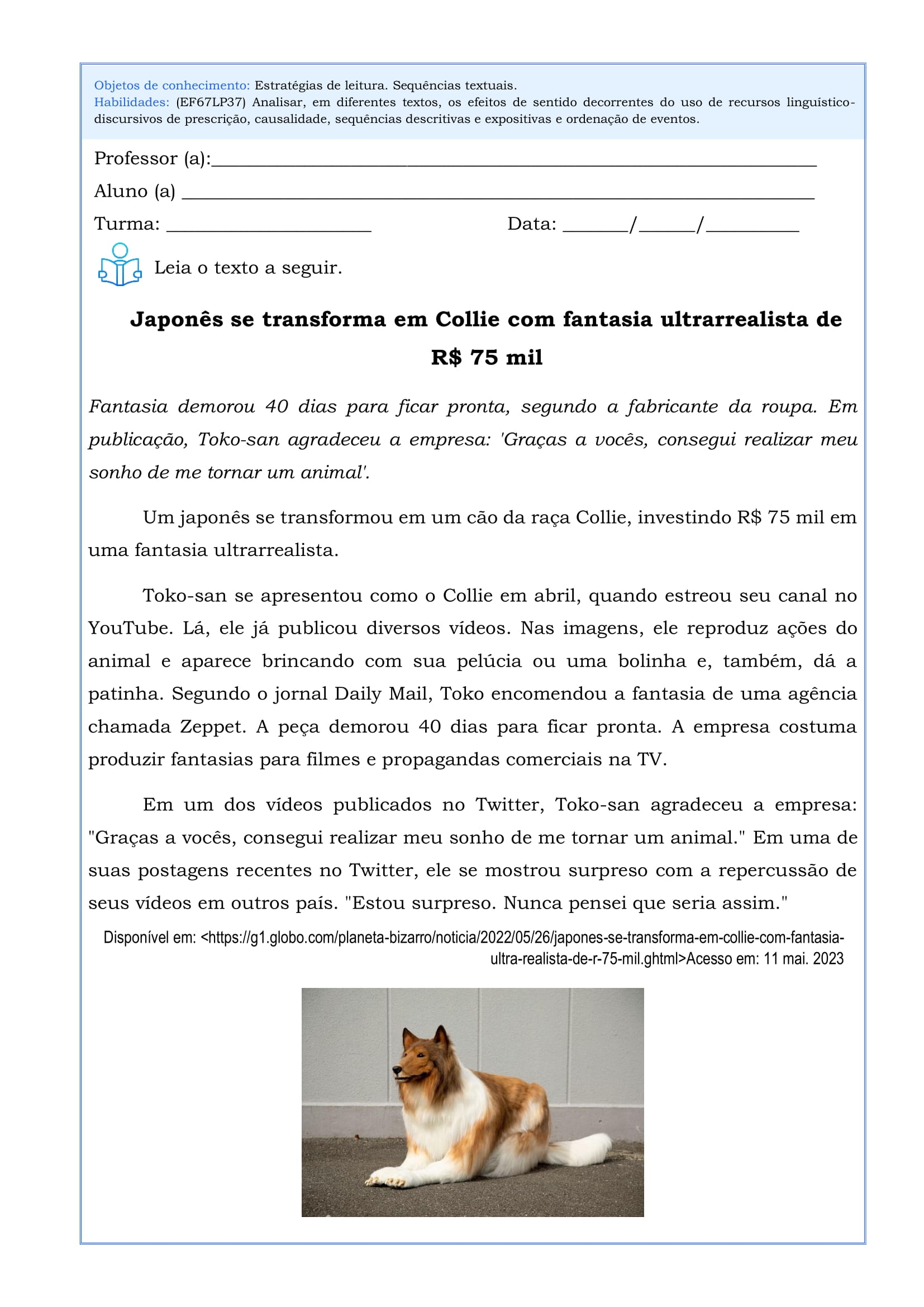 Interpretação de texto 7º ano-33